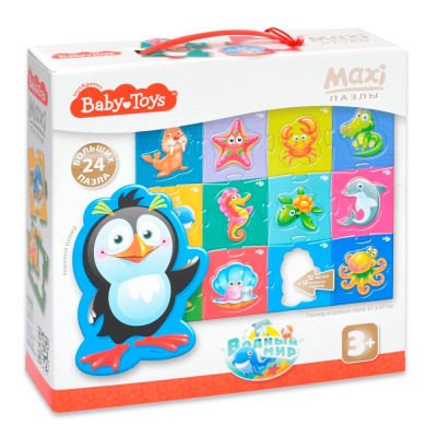 Пазлы Maxi Водный мир 24 элемента Десятое королевство 02511